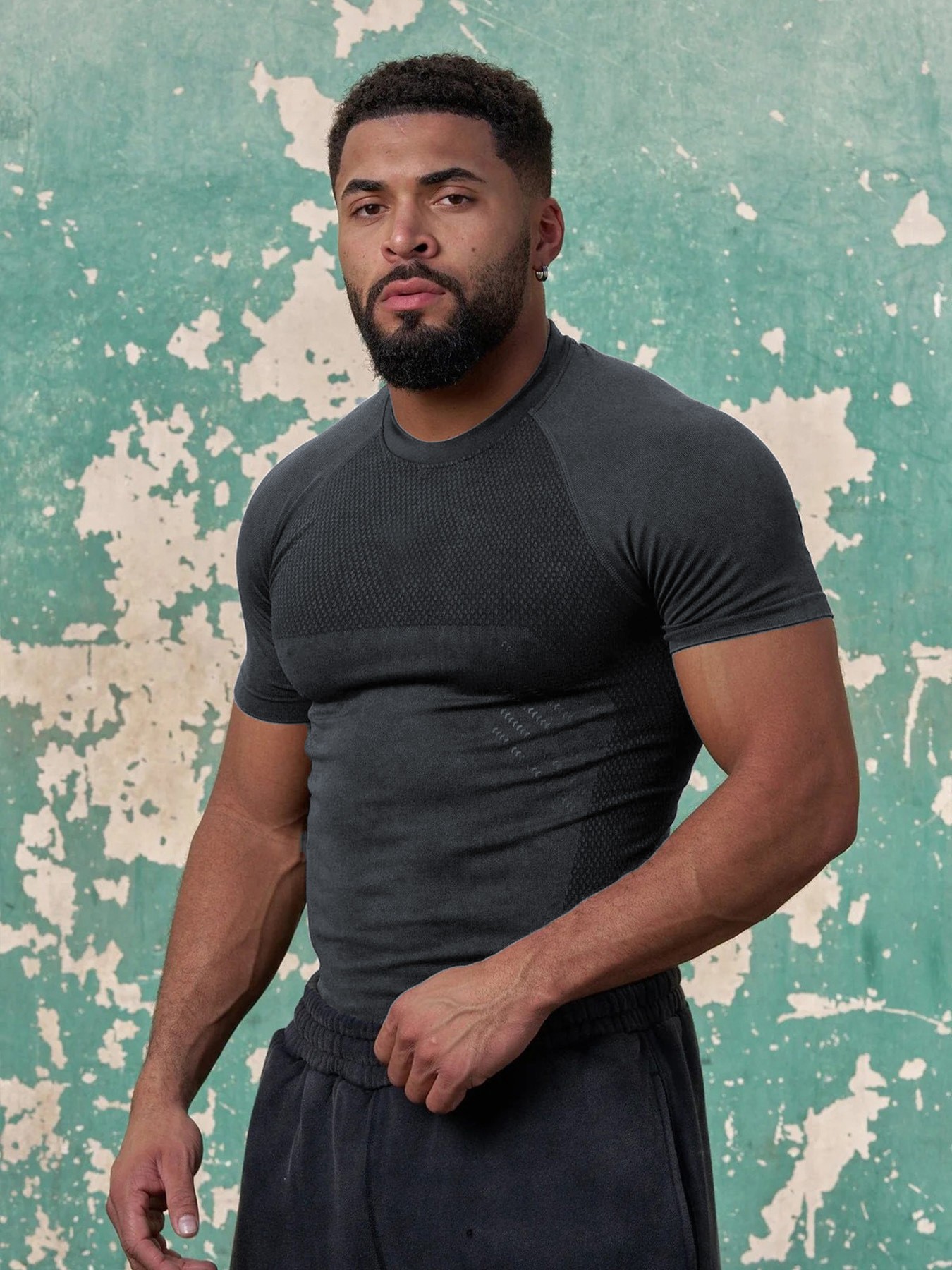 Men's Clothing Men's Fitness Sports T-Shirt Style Tight Fit Casual Short Sleeve Training Clothes For Formal & Casual_viptrois.com