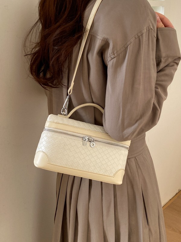 Nicho de diseño bolso mujer 2026 nueva moda trenzada bolso pequeño exquisito mini hombro bolso de mujer