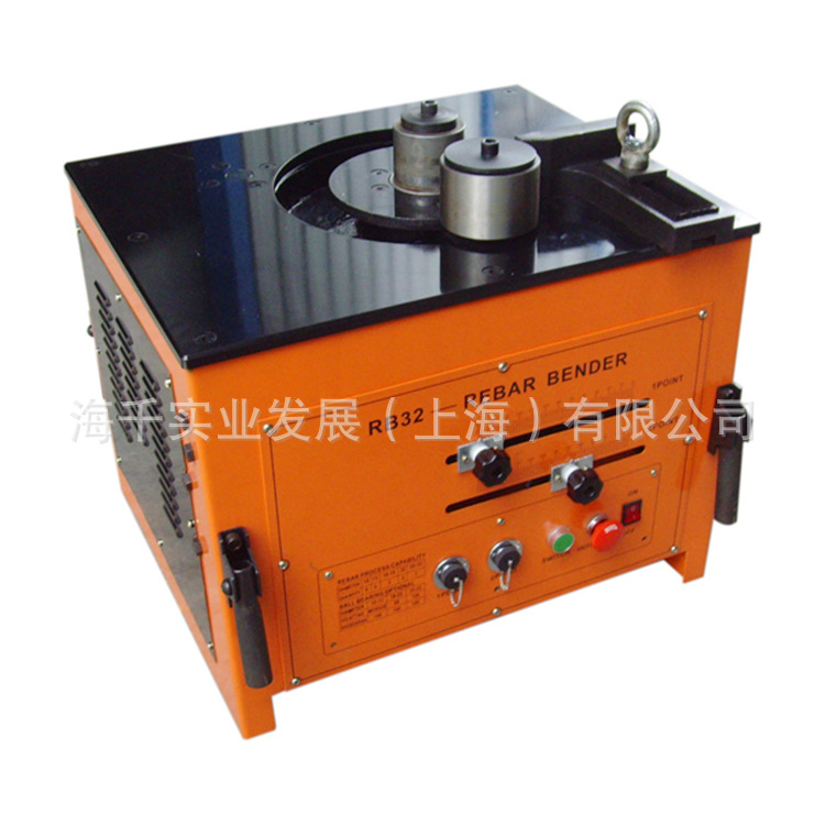 电动钢筋弯曲机RB-32台式0-180度螺纹钢可调角度脚踏式开关折弯机