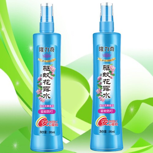 195ml Longli-Qihua Complex Flower Fruit Insect Repellent Snake Gall and Calculus Refreshing Spray Perfume Optional Mosquito No Bite