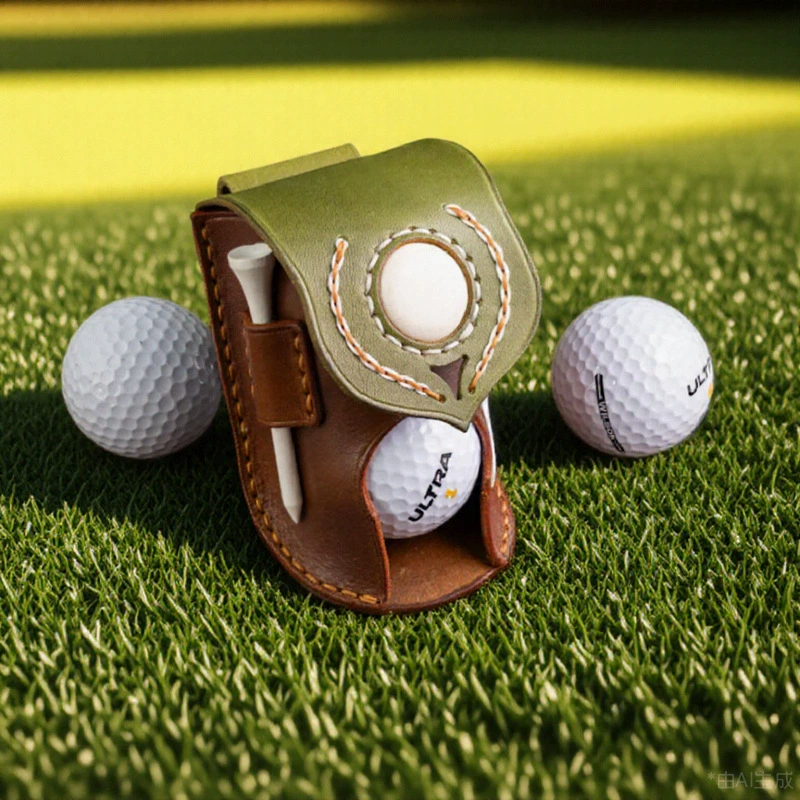 Японские и корейские модные двухцветные сумки для хранения 2 мячей для гольфа, портативные подвесные шипы для гольфа