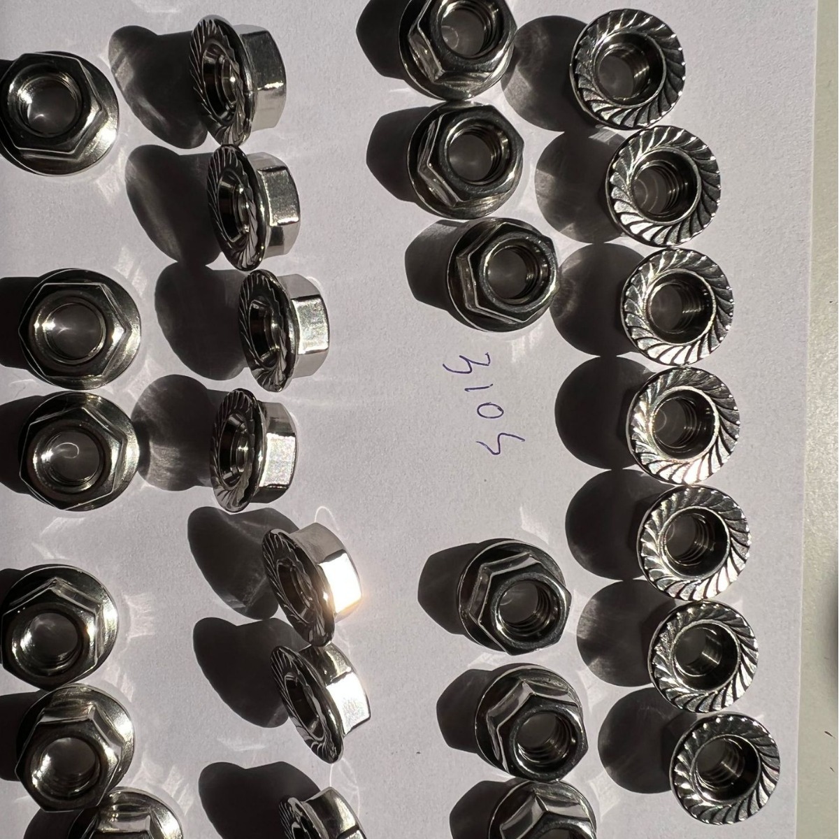 厂价310S（06Cr25Ni20）2520法兰螺母DIN6923 M10*1.25  罗母量大