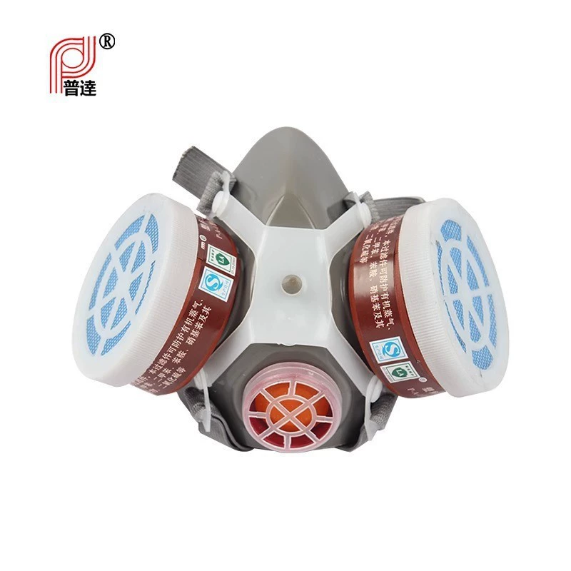 Poda противогазовая маска FD-402 двойной резервуар № 3 антиорганический пар ацетон бензольный промышленный пылезащитный полумаска