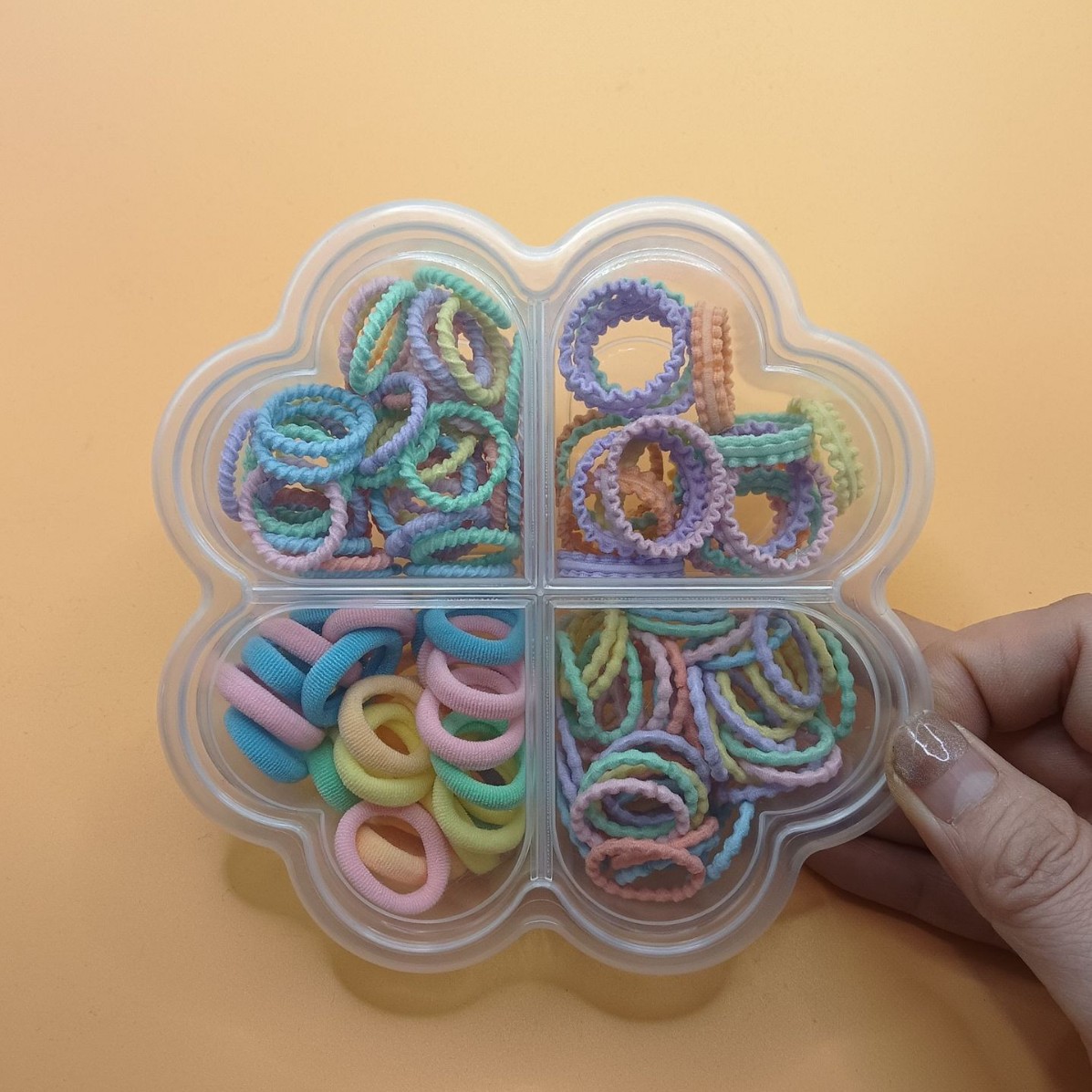 Venta directa de fábrica estilo explosivo anillo de toalla de color dulce princesa atar el cabello banda de goma alta elástico cuerda para el cabello accesorios para el cabello