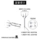 Factory direct titanium steel fashion four-claw empty support zircon earring support stainless steel huazi earring support earring accessories