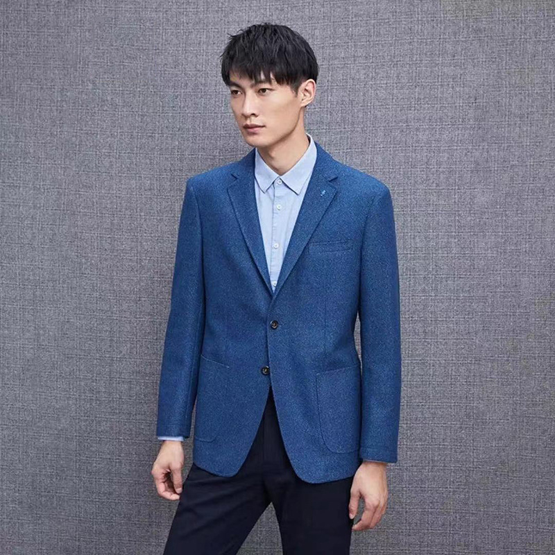 Autumn fashionable woolen casual keep warm suit
