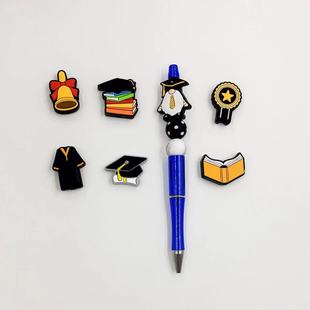Amazon's Best-selling New Student Graduation Season Series Silicone Beads DIY Loose Beads Wholesale Factory Spot