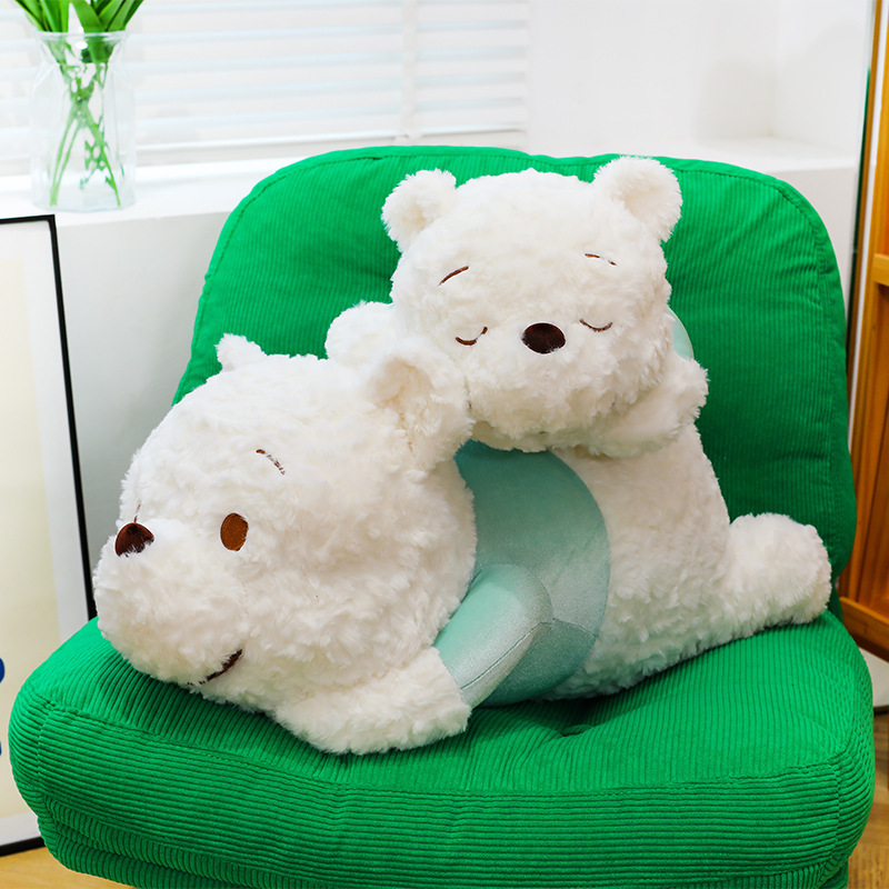 新しいプーさんくまのぬいぐるみ横たわるクマ人形子供のコンパニオン人形女の子の誕生日プレゼント卸売|undefined