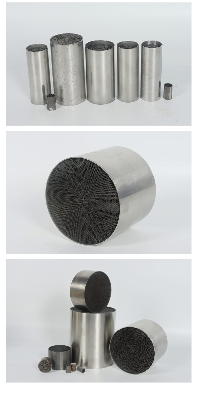 Metal Carrier Three-Way Catalytic Device Carrier National Five Honeycomb Metal Inner Core Metal Carrier Three-Way Catalytic Carrier