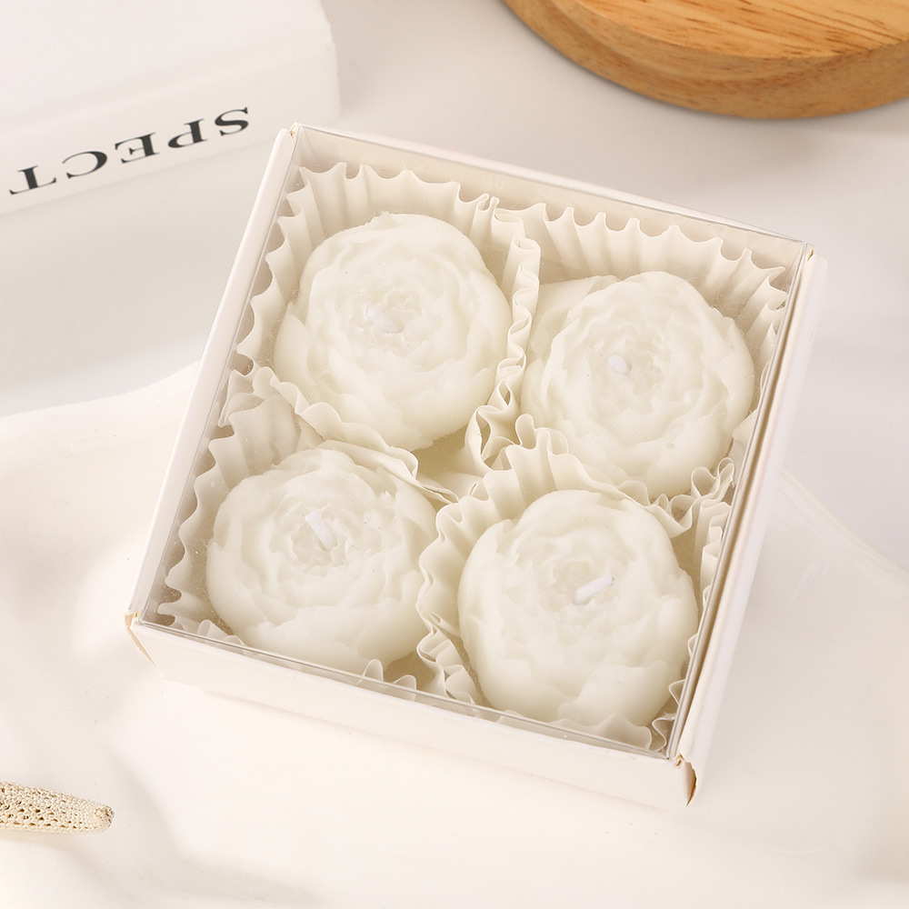 Rose hecha a mano set de vela de incienso al por mayor casero Qixi Valentine 's Day perfume regalo vela de mano transfronteriza