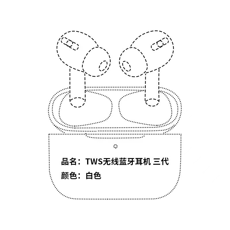アップルのアンドロイドpro真の無線bluetoothイヤホン三世代airジェリーTWS bluetoothイヤホン工場直販|undefined