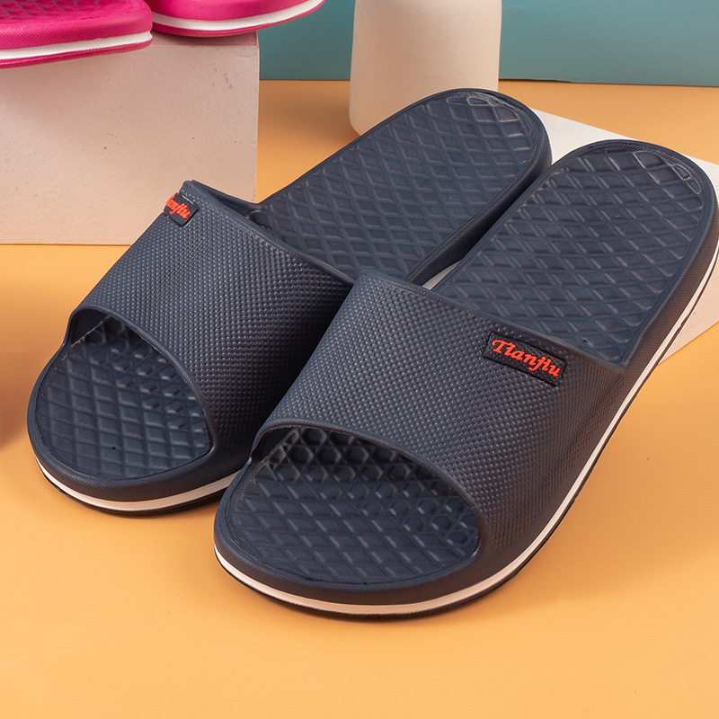 Tianjiu Silent Slippers for Men and Women Indoor Household Eva One-Piece Home Light Bathroom Non-Slip Bathing Sandals