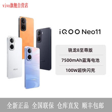 viv'o iQO'O Neo11新品全网通5G智能手机游戏 晓龙8 7500毫安大电