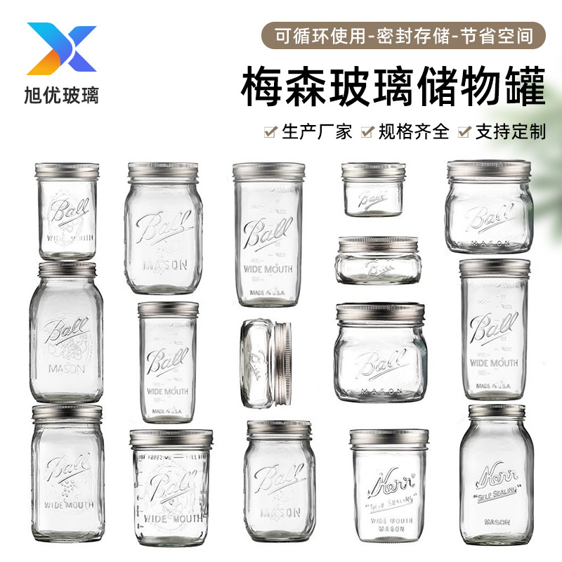 Transparent retro glass sealed, Amazon, American style