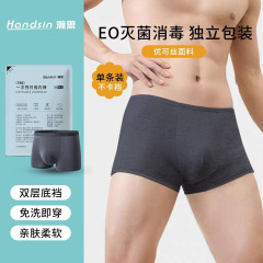 Hansy 使い捨てシルク下着メンズボクサーブリーフ 1 組