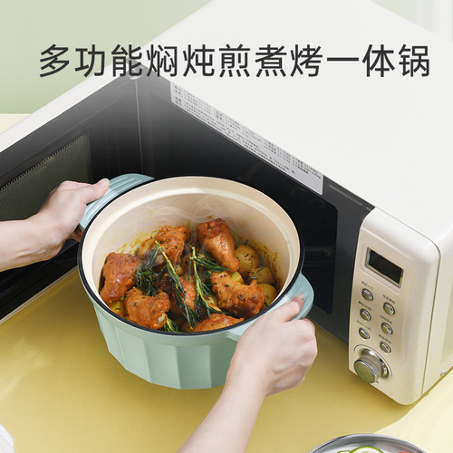 Combach enamel pot large capacity high temperature resistant cast iron soup pot household stew pot multi-functional high-looking cooking pot wholesale