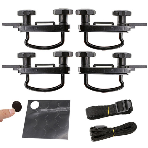 Suitable for roof luggage accessories bag U buckle metal fastener sticker pad quick clip quick release bandage strip