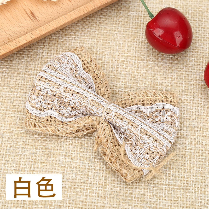 Mattule Bow Handmade DIY Maispot Supplementary Materials Decoration Flower Double-layer Exquisite Lace Wedding Clothing Shoemon and Hat Accessories