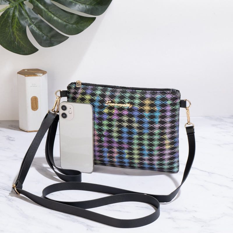 Bolsas de comercio exterior al por mayor bolsas cuadradas de color 2025 nuevas mujeres de moda ocio simple bolsas de hombro