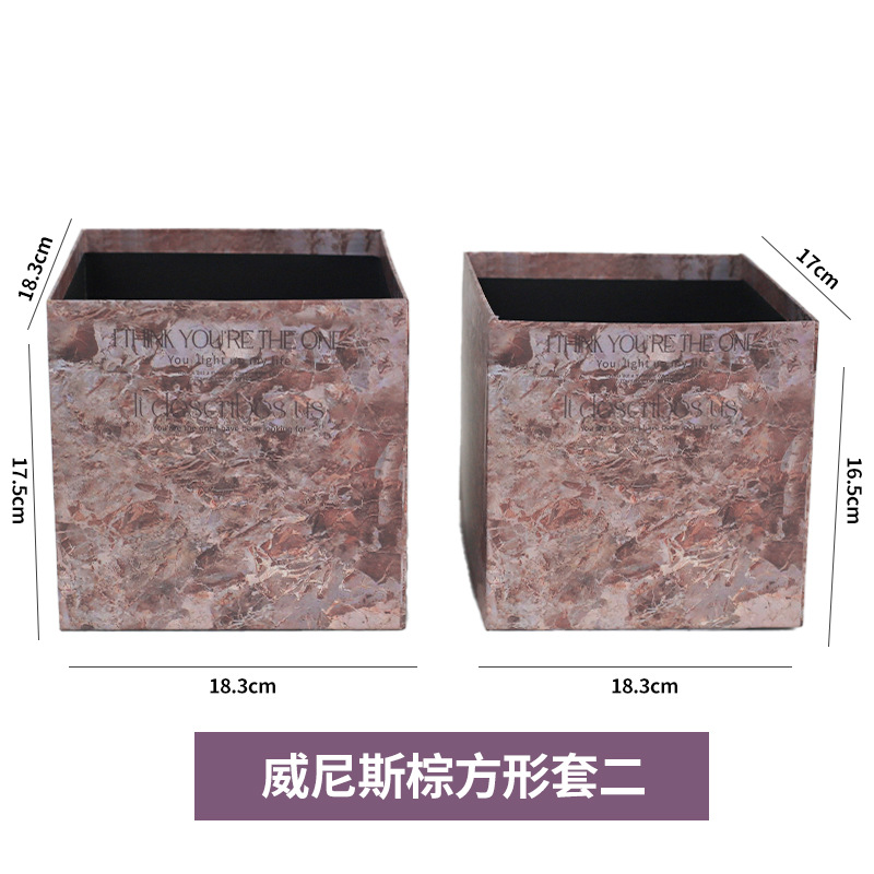 Caja flores regalo ramo estilo europeo