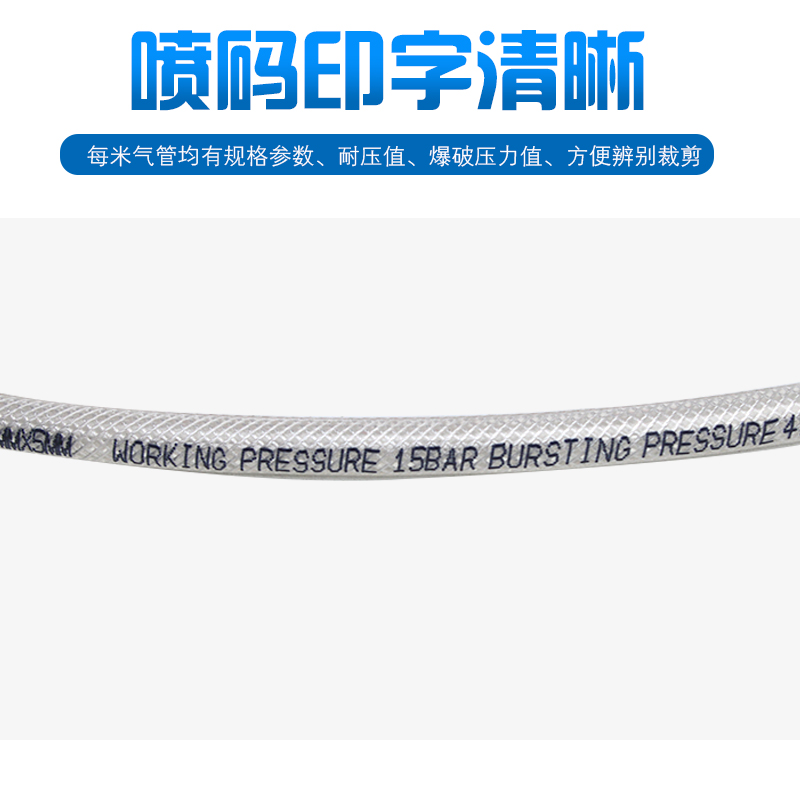 气动空压机高压软管防冻木工工具气泵外墙喷漆真石气管风炮弹簧管