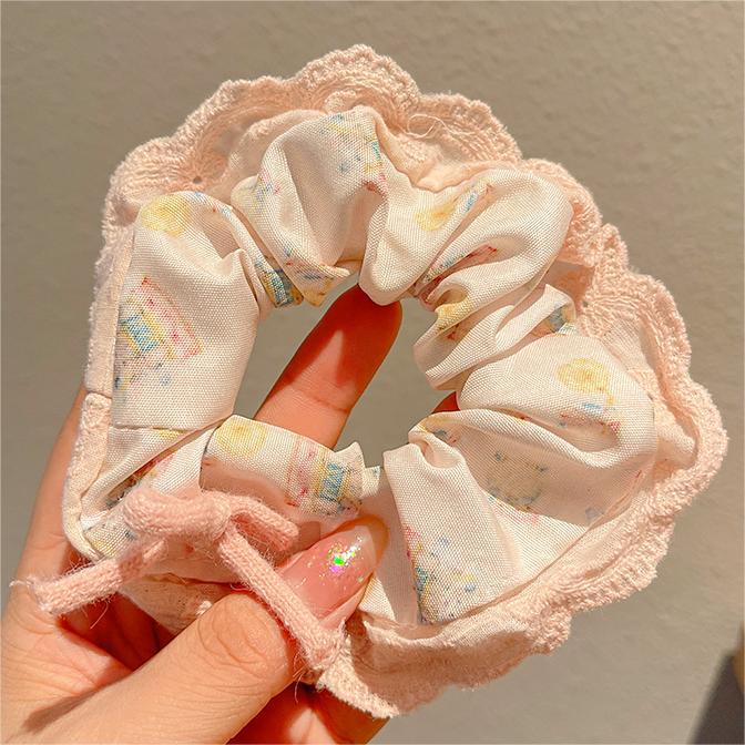 大腸シュシュレース少女感髪ひも高弾力髪ゴムかわいい髪ひも|undefined