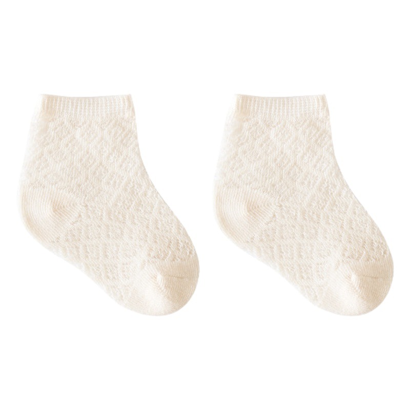 23 nuevos calcetines para bebés calcetines recién nacidos de malla ultrafina de verano a prueba de mosquitos para bebés transpirables lindos calcetines sin hueso