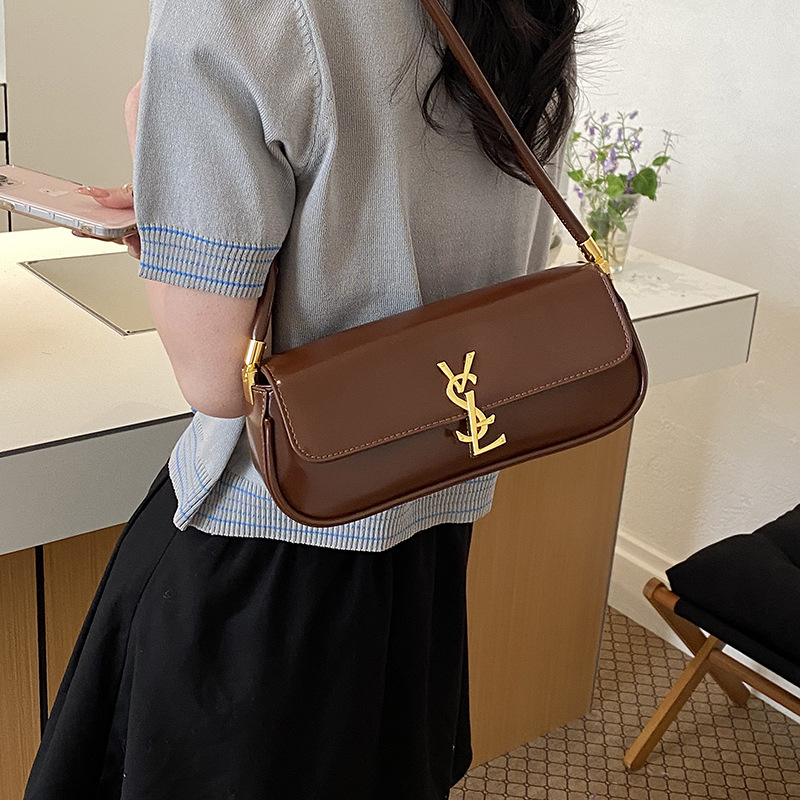 2026 Autumn New Small Square Bag, Single Shoulder Crossbody Bag, Fashionable and Versatile Trendy Women's Bag, Korean Style High-End Underarm Bag