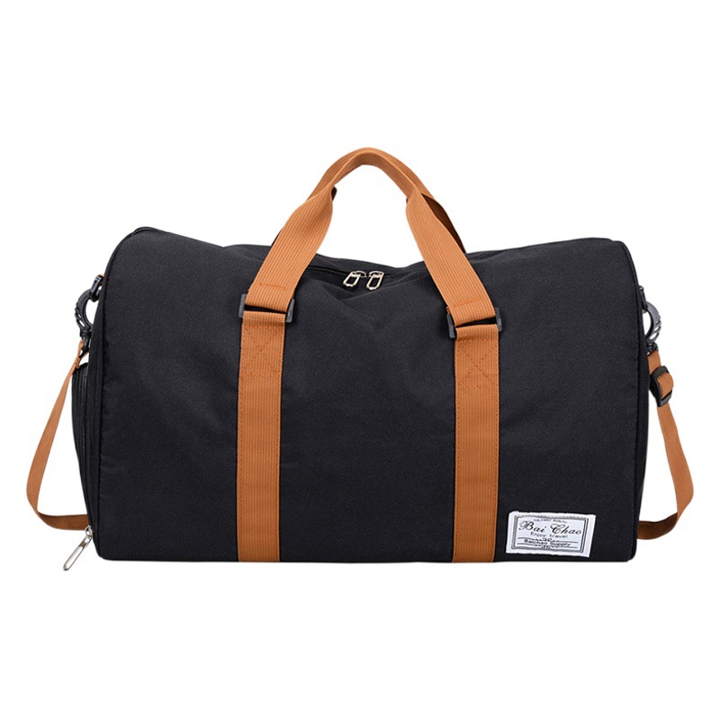 Nueva bolsa de viaje de lona con separación para ropa seca y mojada, bolsa deportiva y de fitness de gran capacidad, bolsa de mano para viajes de negocios de corta distancia al por mayor.