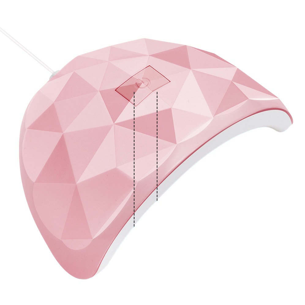 Nuevo 54W lámpara de uñas mini máquina de fototerapia de uñas lámpara de hornear esmalte de uñas pegamento lámpara de fototerapia de sincronización inteligente al por mayor