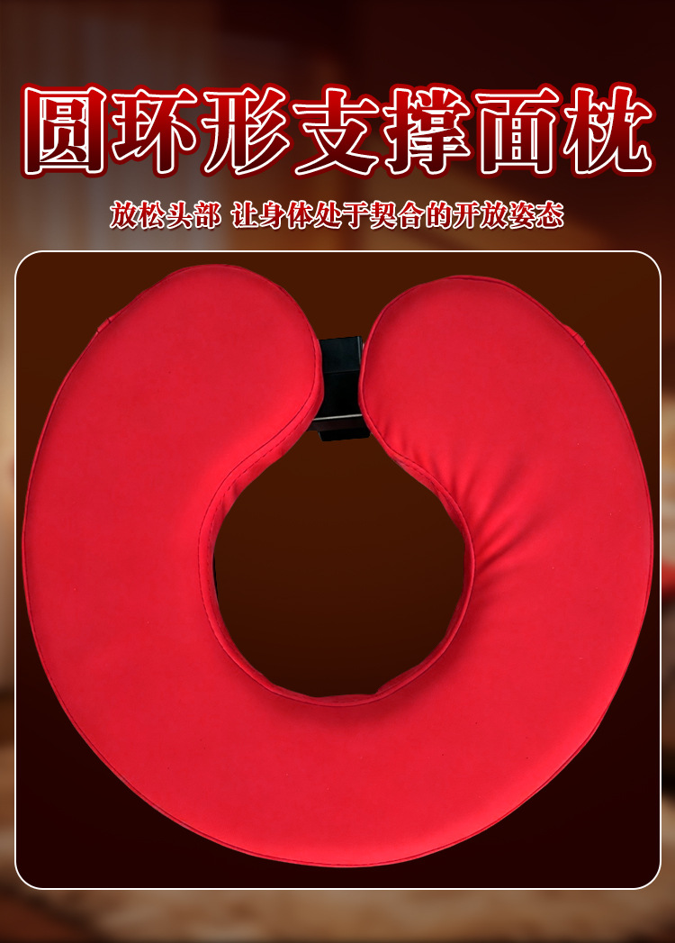 Jiuai SM Erotic Chair with Handcuffs, Couple’s Flirting Tool, Black-Red PU and Iron Frame — detail image 26