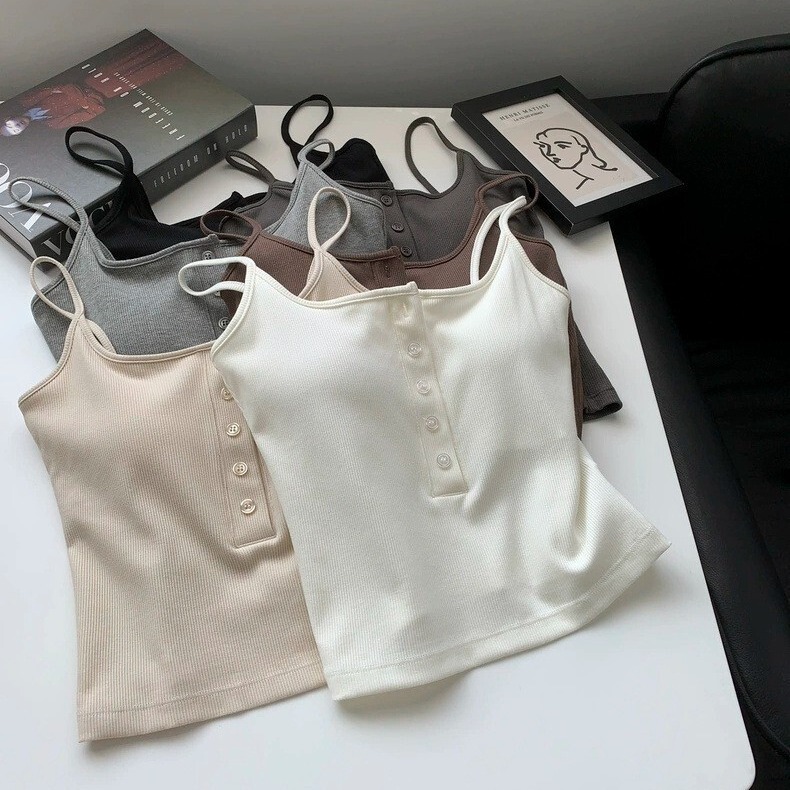 Korean Style Vest Small Sling Women's Belt Chest Pad Sexy Beautiful Back Outer Wear Bottoming Spice Girls Pure Wish Style Chest Wrap Short Top