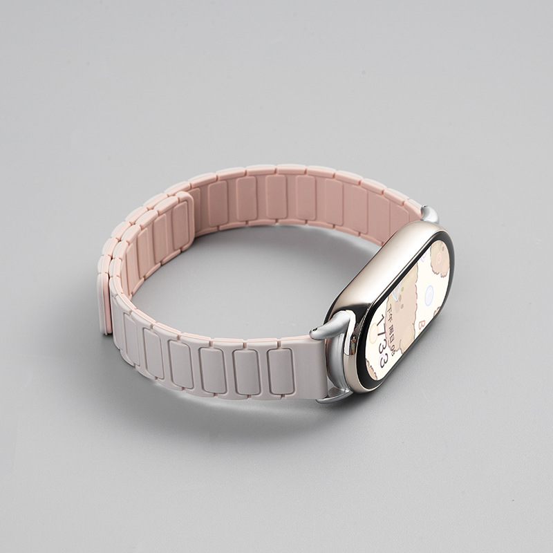 Suitable for Xiaomi Mi Band 10/9 Strap 8 Watch Smart Nfc Version Magnetic Hand Strap Sports Breathable Wrist Strap