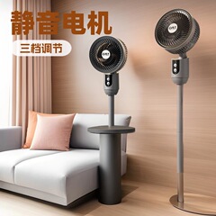 楊子の新型空気循環扇風機三段家庭用リモコン扇風機台立両用静音大風力床扇