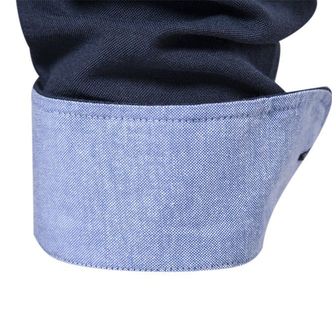 Camicie slim fit da uomo primaverili e autunnali, top casual da uomo a maniche lunghe in tinta unita, moda versatile, abbigliamento da uomo_voghion.com