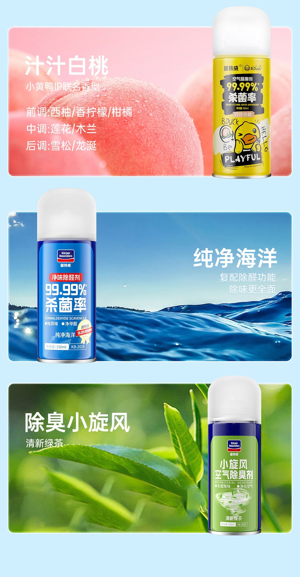 Suitable for Goodway car odor removal, car air conditioning deodorizer, sterilizer, air purifier, odor eliminator, and freshener