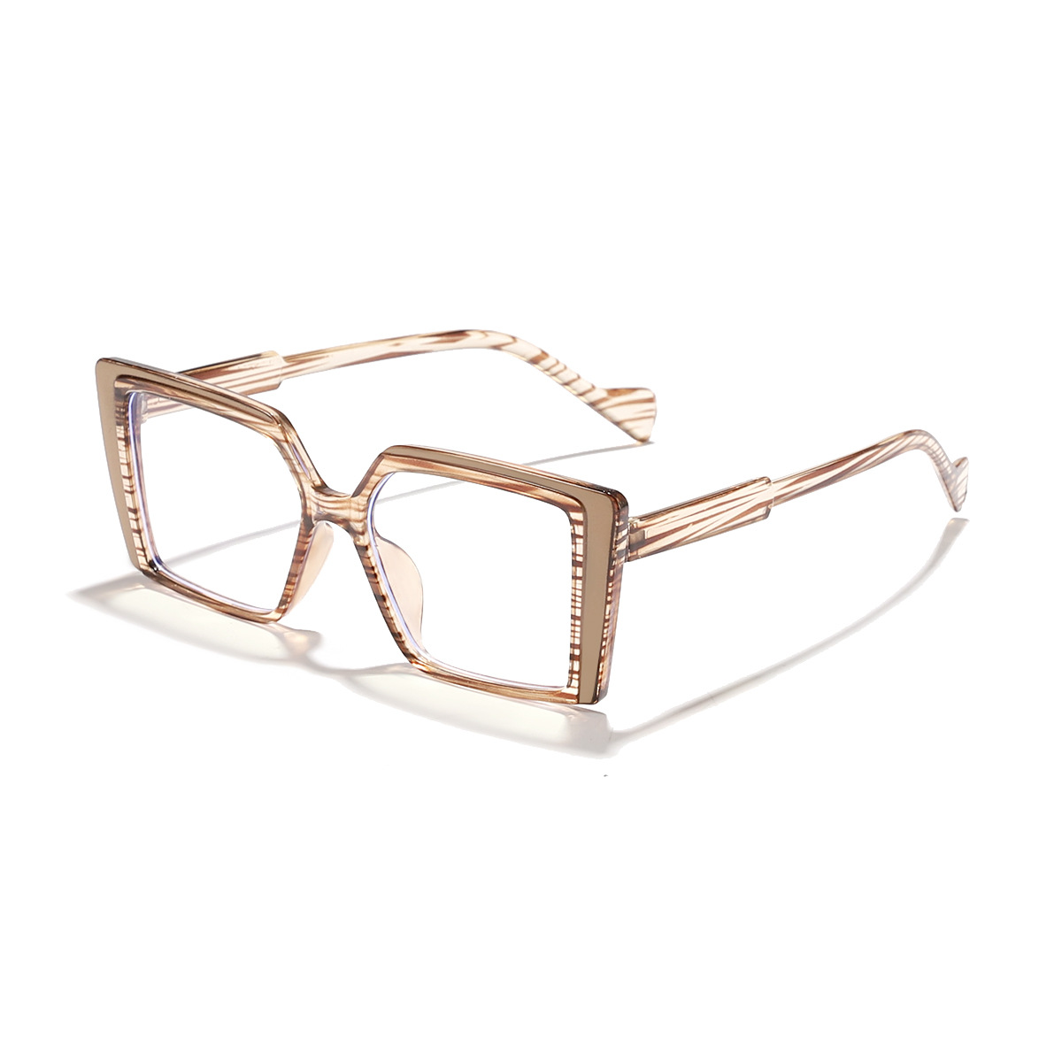 Nuevas gafas antiazules de color de contraste de personalidad europea y americana