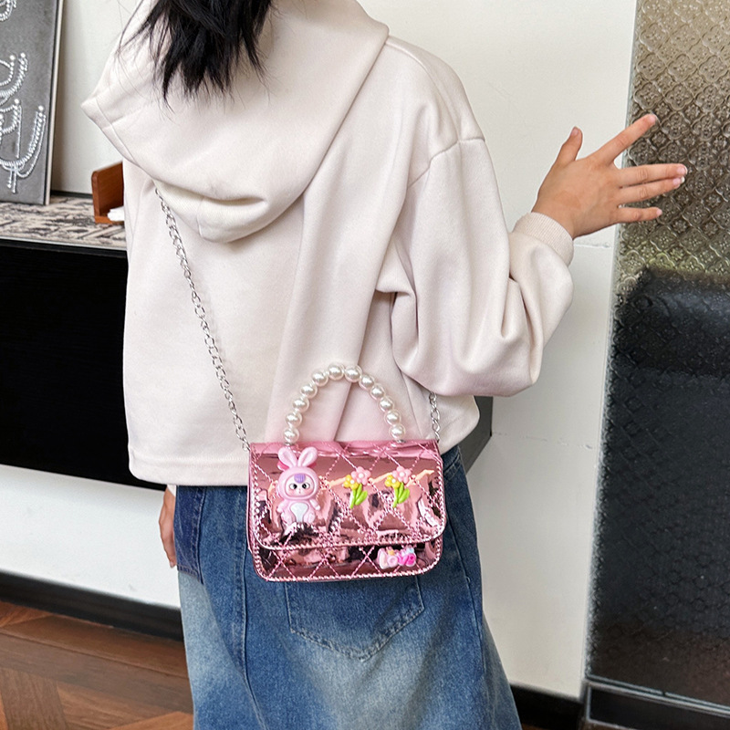 2025 verano nueva bolsa de hombro de viento de fragancia para mujeres espejo para niños extranjero bolsa de combinación Aisha pequeña princesa bolsa de mochila