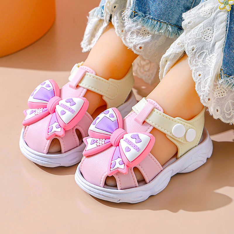 Sandalias para niños Sandalias para bebés Zapatos de verano para niños pequeños Sandalias para niñas Little Princess Zapatos de bebé de suela blanda Sandalias para niños