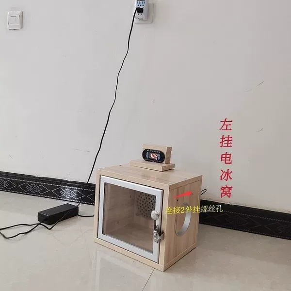 Plug-in left electric ice nest