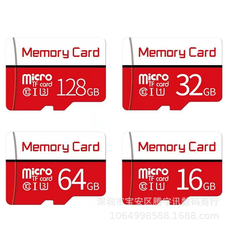 Micro SD memory card, 32–1TB (also 2TB), lightweight, SD adapter options