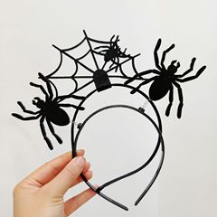 クロスボーダーハロウィンヘッドバンド面白い小悪魔ヘッドバンドcosヘッドバンドホリデードレスアップクモコウモリカボチャヘッドバンド
