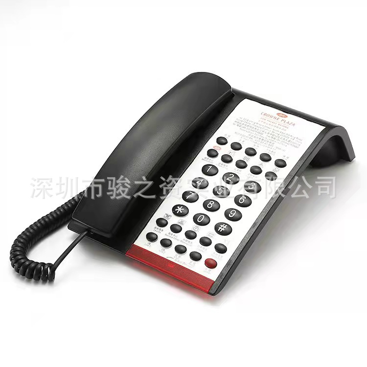 Hotel de cinco estrellas pantalla de visualización de línea fija ID de llamadas recepción del hotel teléfono habitación de hotel línea fija marcación con un solo clic