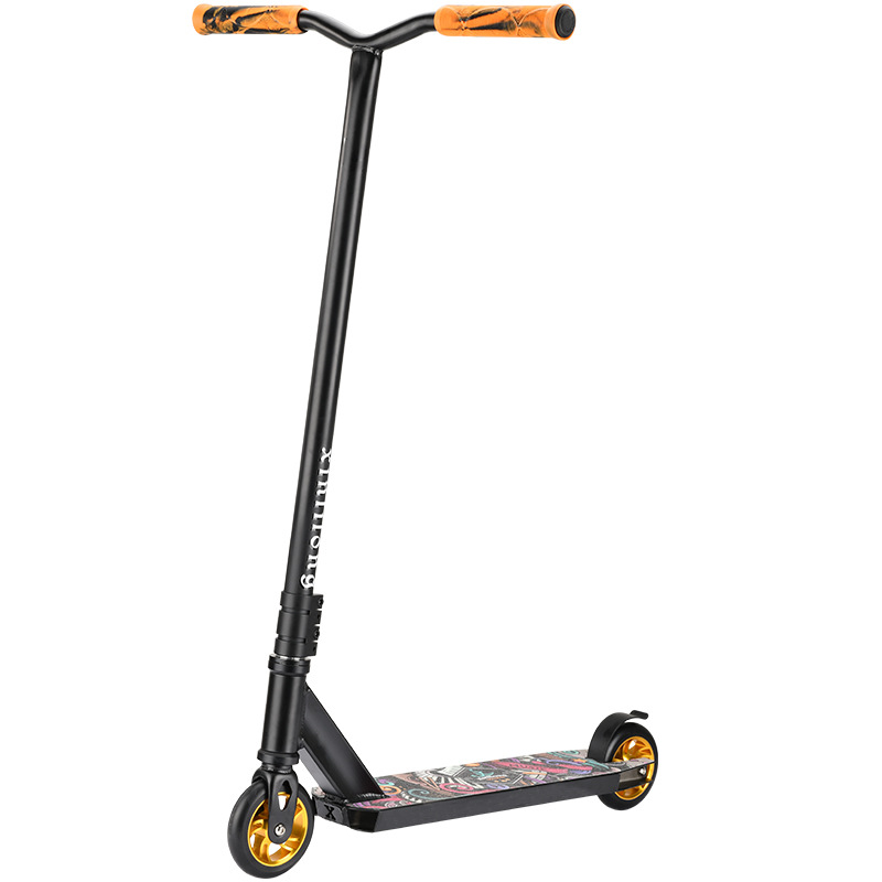 Extremo profesional de dos ruedas deportivo adulto acrobacias de fantasía cepillo de la calle scooter para trabajar scooter portátil al por mayor