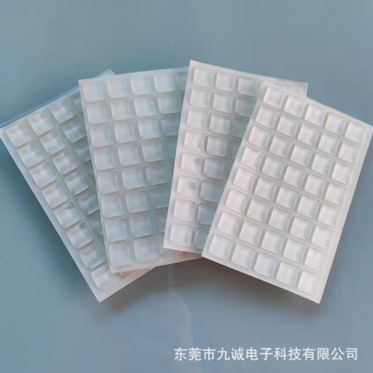 Trapezoid 12.7*12.7*6mm 40 capsules; silicone; transparent