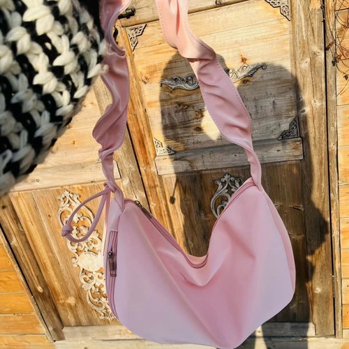 Korean style niche pleated cloud bag, versatile and simple commuter dumpling bag, new style girls' large capacity crossbody bag