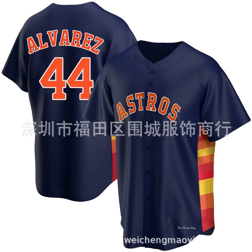 Вышиванная MLB Джерси бейсбольная Astros 44 Хьюстон А Astros Джерси для дропшиппинга