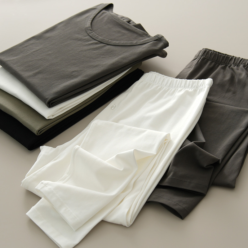 Class a 32-Count Cotton Men's Pure Cotton Underwear Set, Autumn and Winter Style