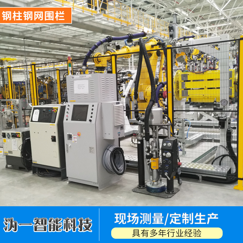 销售钢柱PC板围栏支持现场测量防护网车间隔离车间隔离防护