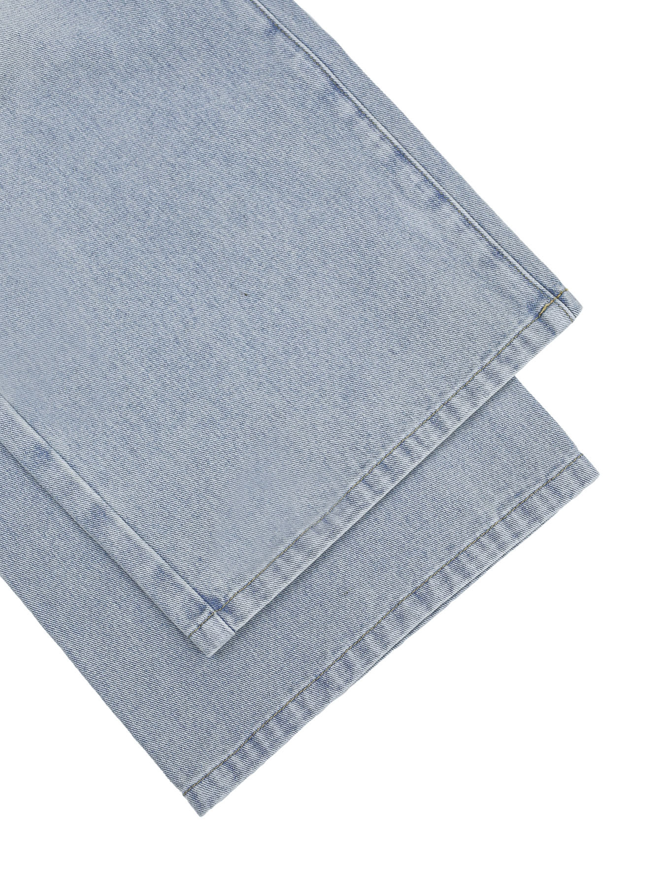 Women's Clothing Wide Leg Light Blue Jeans, High Waisted, Loose Fitting, Retro Style Floor Length Trousers, Wide Leg Washed Denim Jeans, Straight Leg._ecoleips.com
